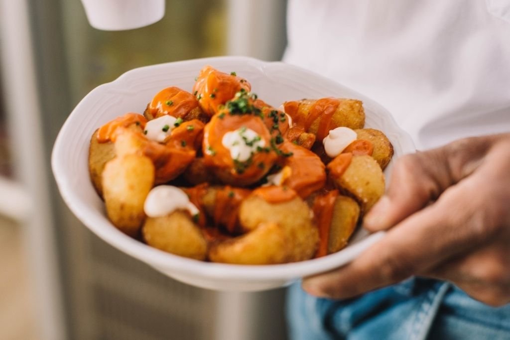 Mejores patatas bravas de Barcelona.